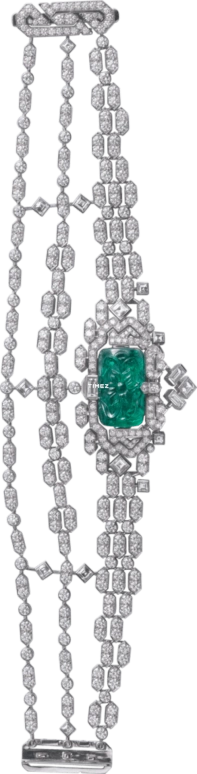 Cartier,High Jewelry Watches ,White Gold,Silver,Quartz,In-house Caliber,Sapphire,HPI00632