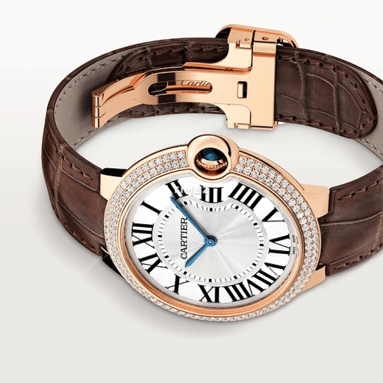 Cartier,Ballon Bleu de Cartier 40mm,40mm,Rose Gold,Silver,Handwound,36hours,In-house Caliber,WE902055