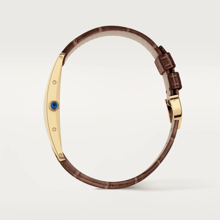 Cartier,Tank 46.30x23mm,46.30x23mm,Yellow Gold,Champagne,Handwound,In-house Caliber,Hardlex,WGTA0026