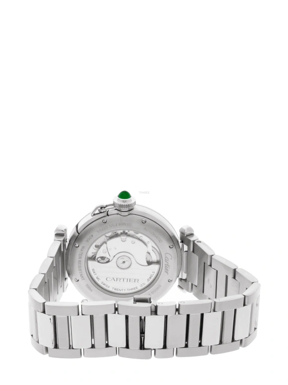 Cartier,Pasha de Cartier 41mm,41mm,Stainless Steel,Green,Automatic,Day,42hours,WSPA0022