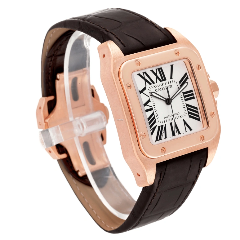 Cartier,Tank 38mm,38mm,Rose Gold,White,Automatic,42hours,In-house Caliber,W20095Y1