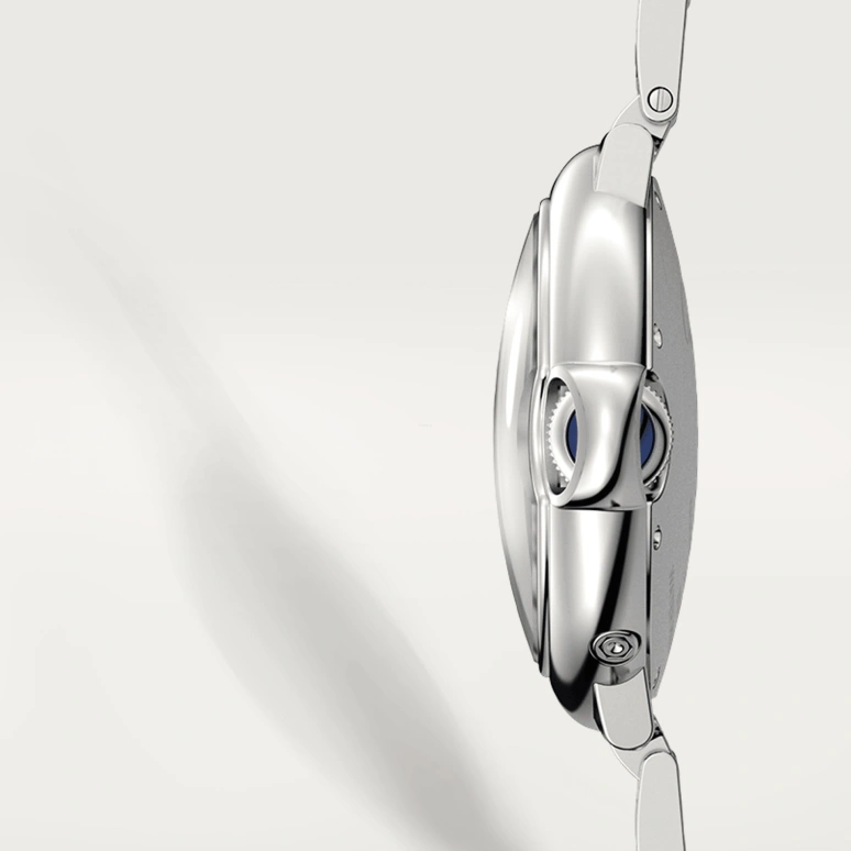 Cartier,Ballon Bleu de Cartier 37mm,37mm,Stainless Steel,Silver,Automatic,Moonphase,Sapphire,Crystal Glass,WSBB0050