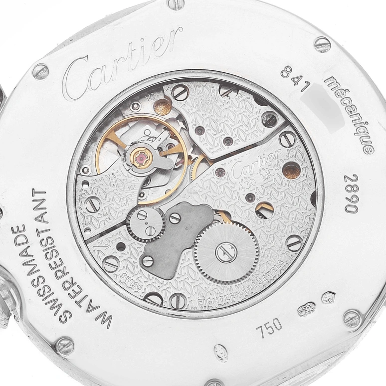 Cartier,Ronde de Cartier 36mm,36mm,White Gold,Silver,Handwound,36hours,In-house Caliber,WR000551