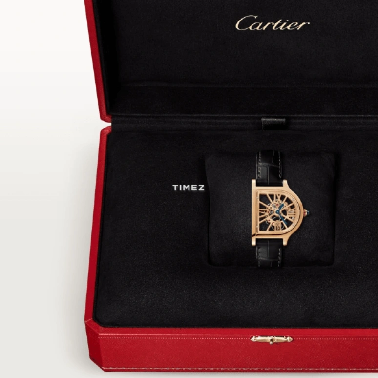Cartier,Cloche de Cartier 37.15x28.75mm,37.15x28.75mm,Rose Gold,Handwound,38hours,In-house Caliber,WHCC0002