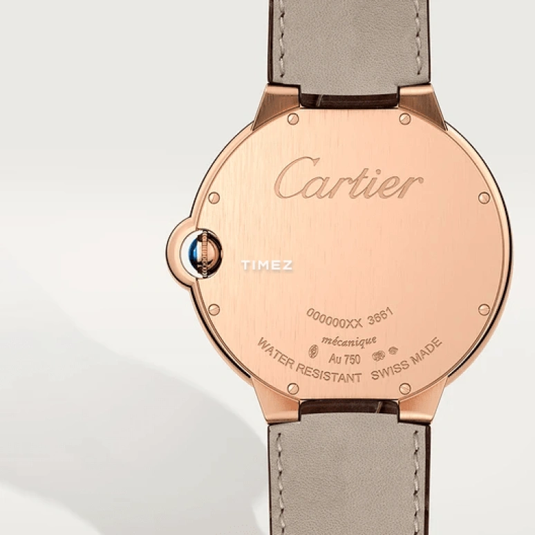 Cartier,Ballon Bleu de Cartier 40mm,40mm,Rose Gold,Silver,Handwound,36hours,In-house Caliber,WE902055