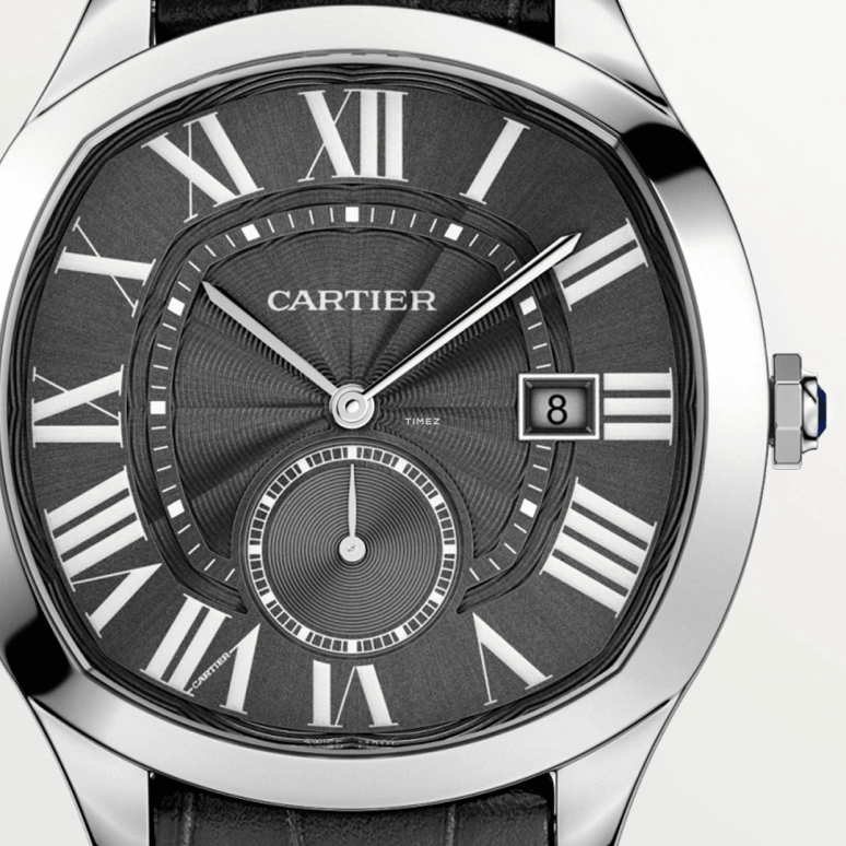 Cartier,Drive de Cartier 40mm,40mm,Stainless Steel,Black,Automatic,Day,48hours,WSNM0018