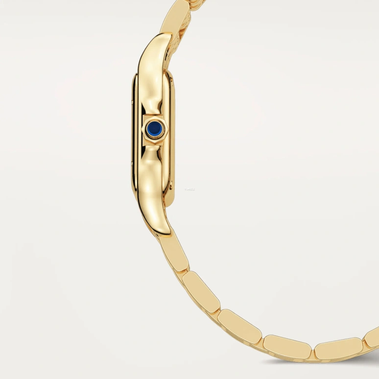 Cartier,Panthère de Cartier 30.30x22mm,30.30x22mm,Yellow Gold,Silver,Quartz,Glass,Square,WGPN0059