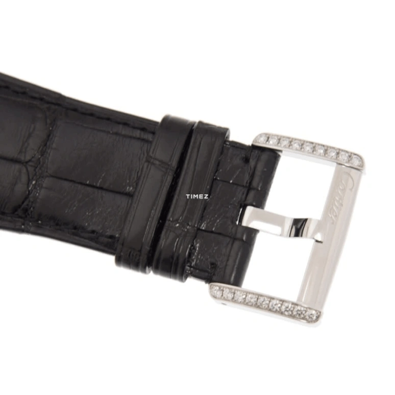 Cartier,Tank 38x28mm,38x28mm,White Gold,Cream white,Automatic,Sapphire,Crystal Glass,Rectangular,WA301370