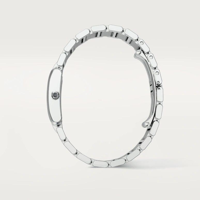 Cartier,Tank 25x20mm,25x20mm,Stainless Steel,Silver,Quartz,In-house Caliber,Sapphire,Crystal Glass,W51008Q3