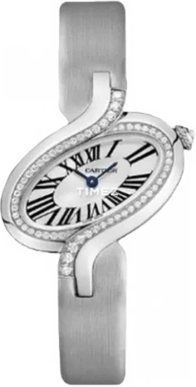 Cartier,Captive de Cartier 30.78x36.07mm,30.78x36.07mm,White Gold,White,Quartz,In-house Caliber,Sapphire,Crystal Glass,WG800014