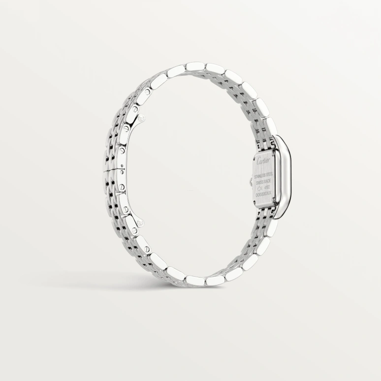 Cartier,Panthère de Cartier 25x19mm,25x19mm,Stainless Steel,Silver,Quartz,Sapphire,Crystal Glass,Square,WSPN0019