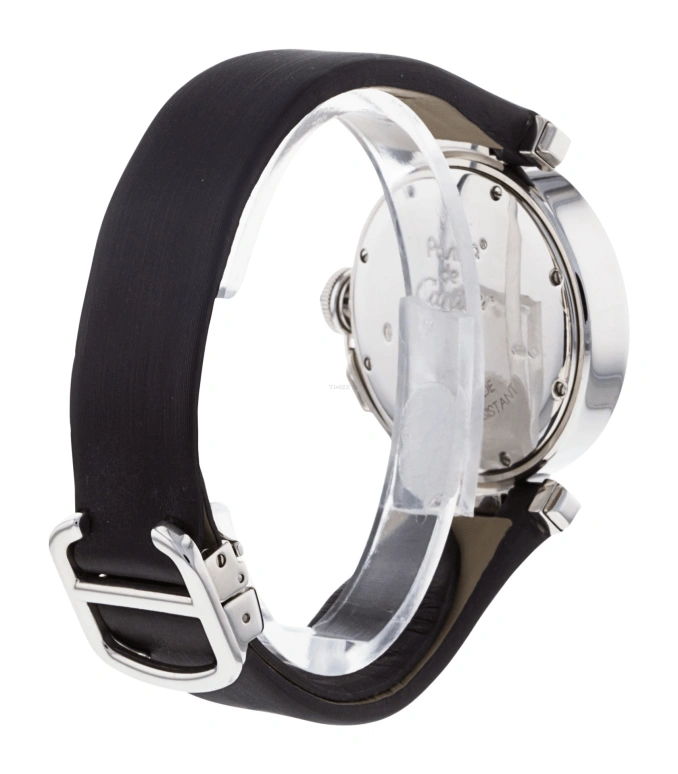 Cartier,Pasha de Cartier 32mm,32mm,White Gold,Silver,Quartz,Sapphire,Crystal Glass,Round,WJ11902G