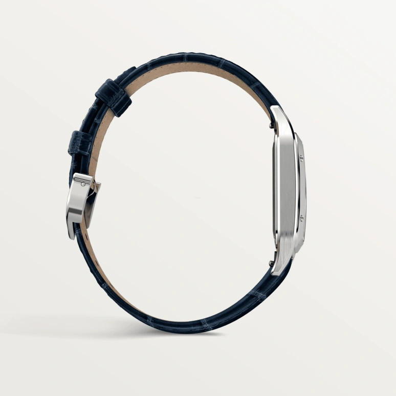 Cartier,Santos de Cartier 38x27.50mm,38x27.50mm,Stainless Steel,Silver,Quartz,Sapphire,Crystal Glass,Square,WSSA0023