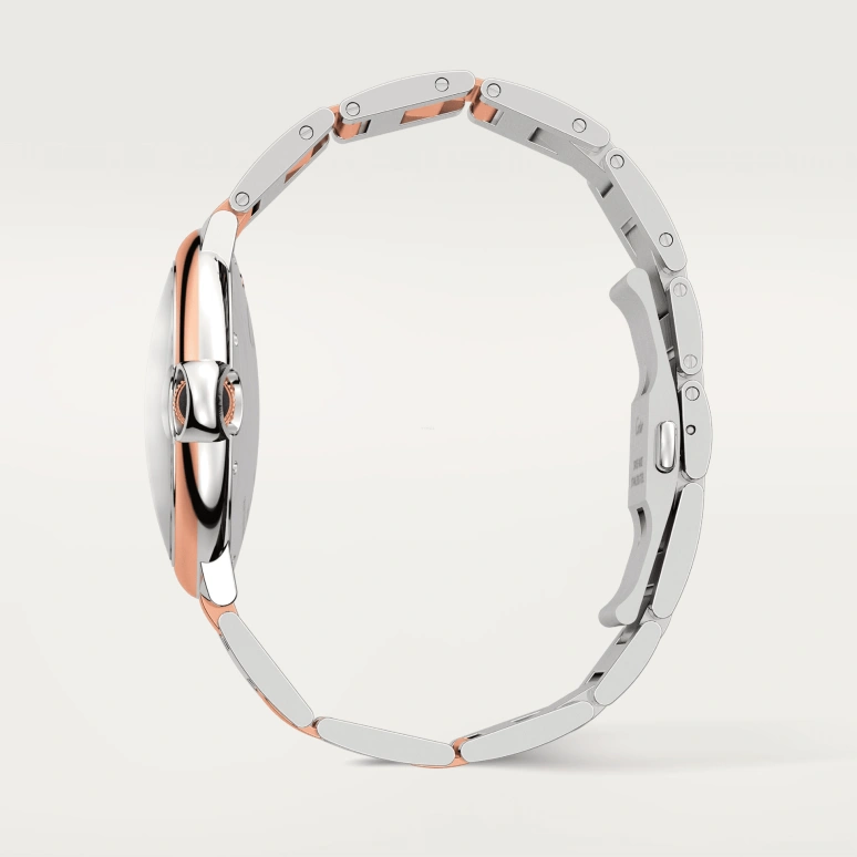 Cartier,Ballon Bleu de Cartier 42mm,42mm,Stainless Steel,Rose Gold,Silver,Automatic,Day,42hours,W2BB0034