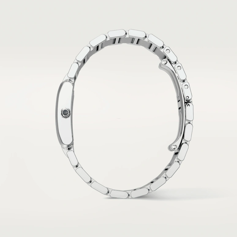 Cartier,Tank 25x20mm,25x20mm,Stainless Steel,Silver,Quartz,In-house Caliber,Sapphire,Crystal Glass,W51008Q3