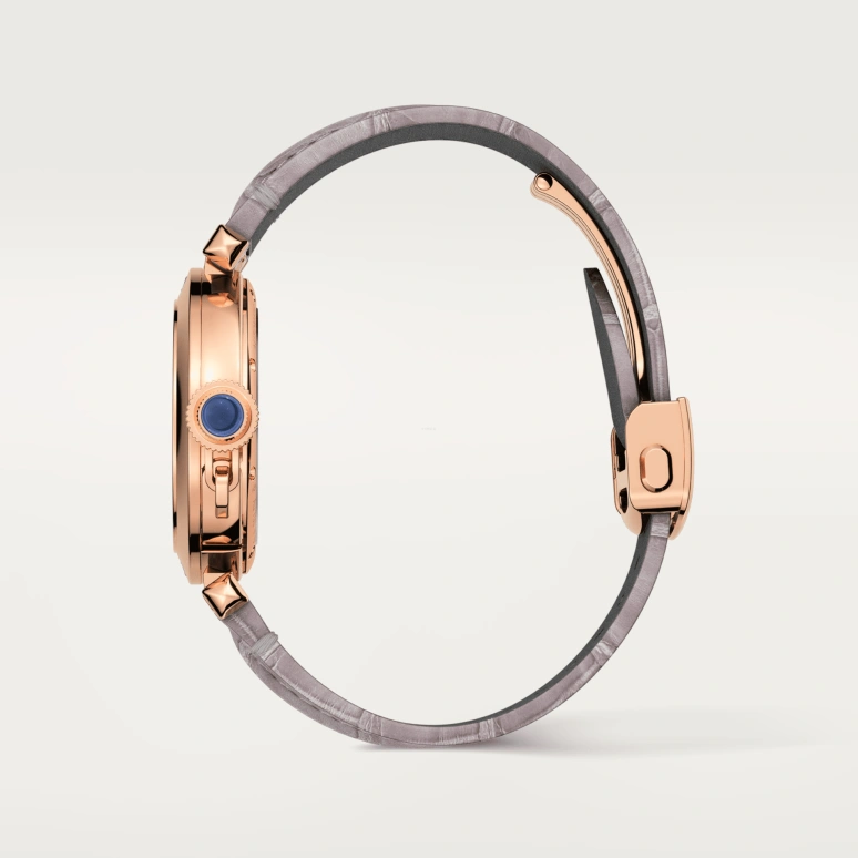 Cartier,Pasha de Cartier 35mm,35mm,Rose Gold,Silver,Automatic,42hours,In-house Caliber,WGPA0014