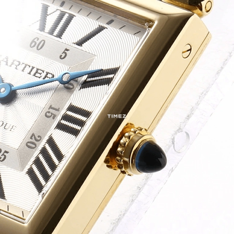 Cartier,Tank 27mm,27mm,Yellow Gold,Silver,Handwound,36hours,In-house Caliber,W1516956
