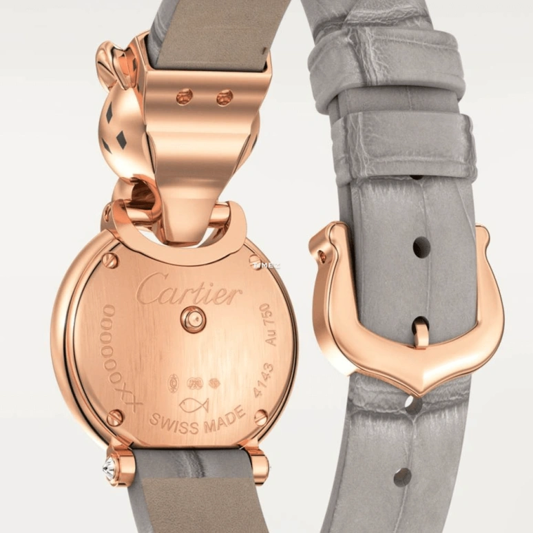 Cartier,Panthère Jewelry Watches 23.60mm,23.60mm,Rose Gold,Quartz,Sapphire,Crystal Glass,Other,HPI01379