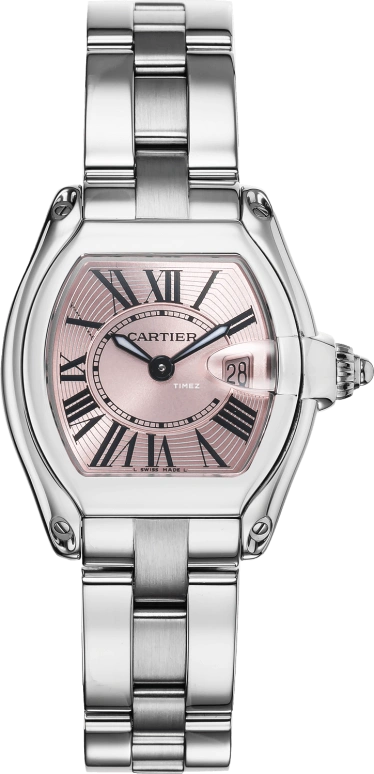Cartier,Drive de Cartier 37x32.80mm,37x32.80mm,Stainless Steel,Pink,Quartz,Day,In-house Caliber,W62017V3