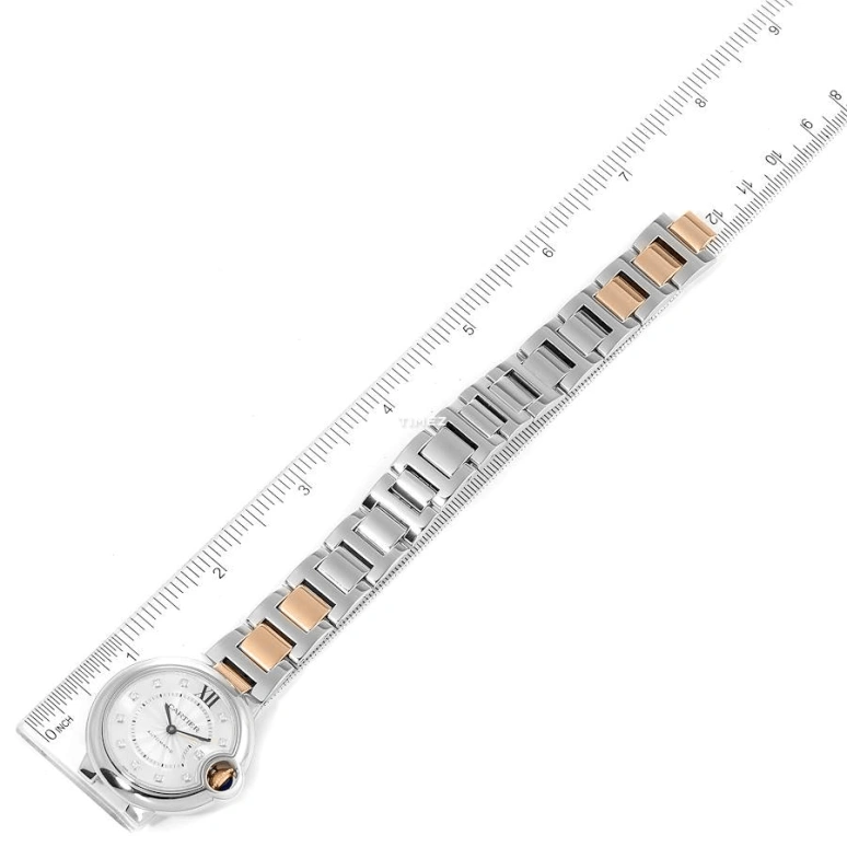 Cartier,Ballon Bleu de Cartier 33mm,33mm,Stainless Steel,Rose Gold,Silver,Automatic,Sapphire,Crystal Glass,Round,WE902061