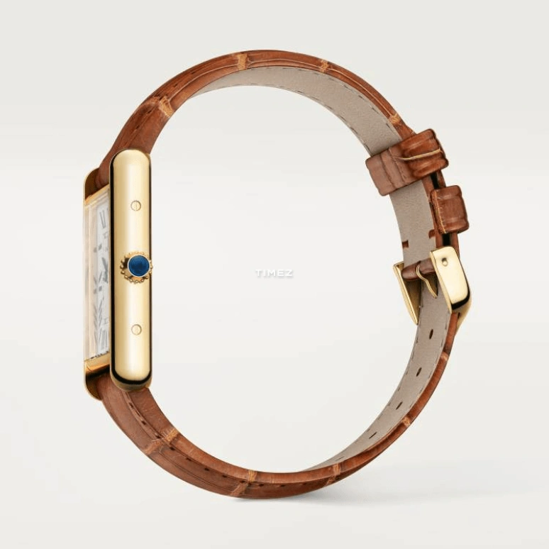 Cartier,Tank 33.70x25.50mm,33.70x25.50mm,Yellow Gold,Silver,Quartz,Day,Hardlex,W1529756