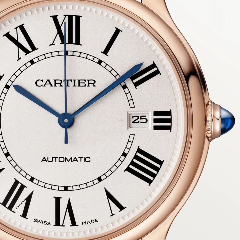 Cartier,Ronde de Cartier 40mm,40mm,Rose Gold,Cream,Automatic,Day,42hours,WGRN0011