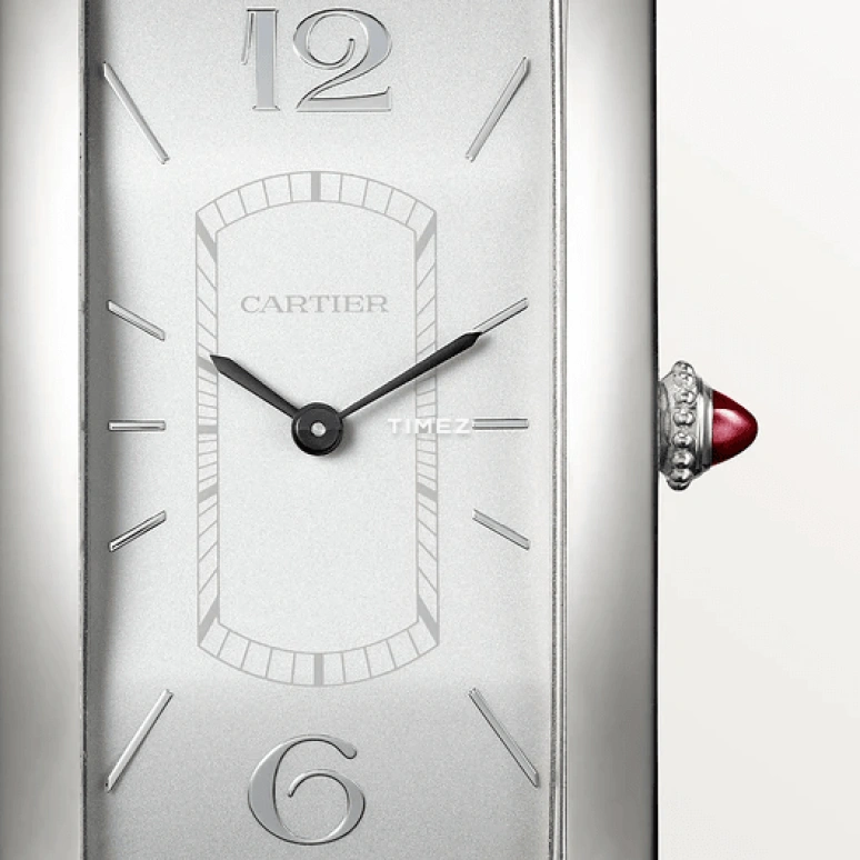 Cartier,Tank 46.30x23mm,46.30x23mm,Platinum,Silver,Handwound,In-house Caliber,Hardlex,WGTA0027