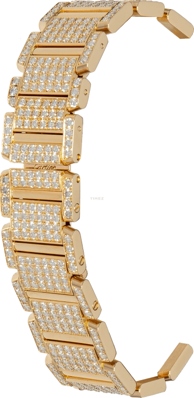 Cartier,Tank 18x20mm,18x20mm,Yellow Gold,White,Quartz,Sapphire,Crystal Glass,Square,WE1001RD