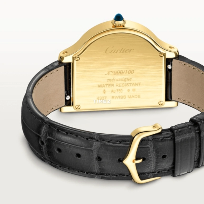 Cartier,Cloche 37.15x28.75mm,37.15x28.75mm,Yellow Gold,Gold,Handwound,38hours,In-house Caliber,Lu Han,WGCC0002