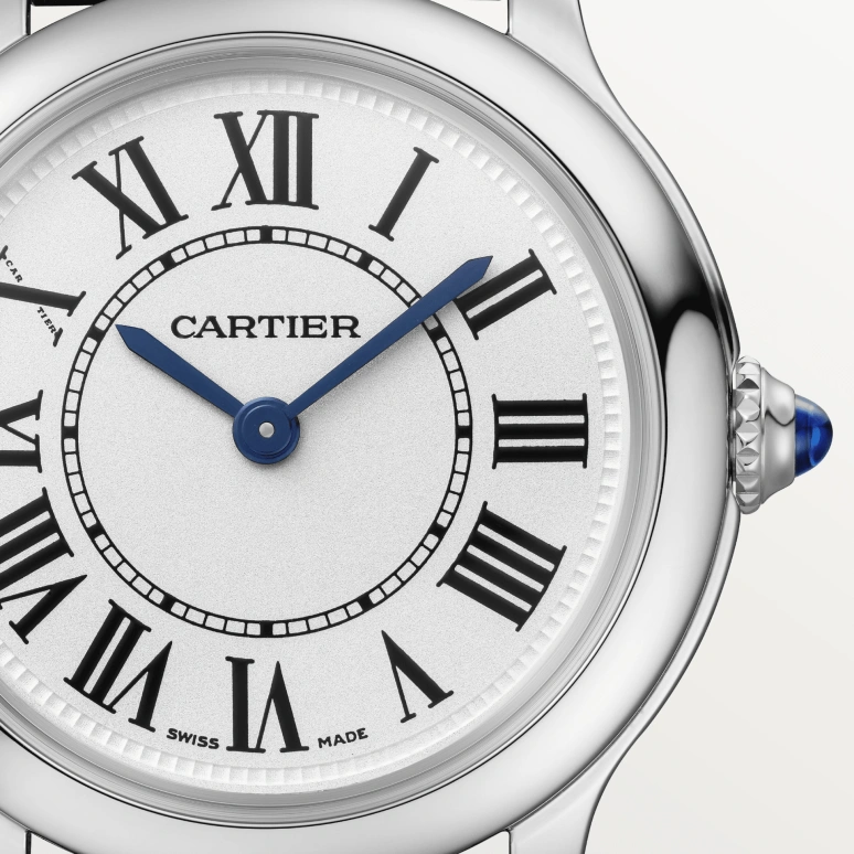 Cartier,Ronde de Cartier 29mm,29mm,Stainless Steel,Silver,Quartz,Sapphire,Crystal Glass,Round,WSRN0030