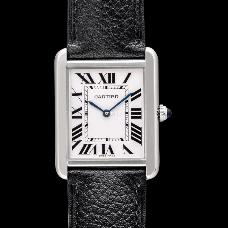 Cartier,Tank 34.80x27.40mm,34.80x27.40mm,Stainless Steel,Silver,Quartz,Sapphire,Crystal Glass,Square,WSTA0028