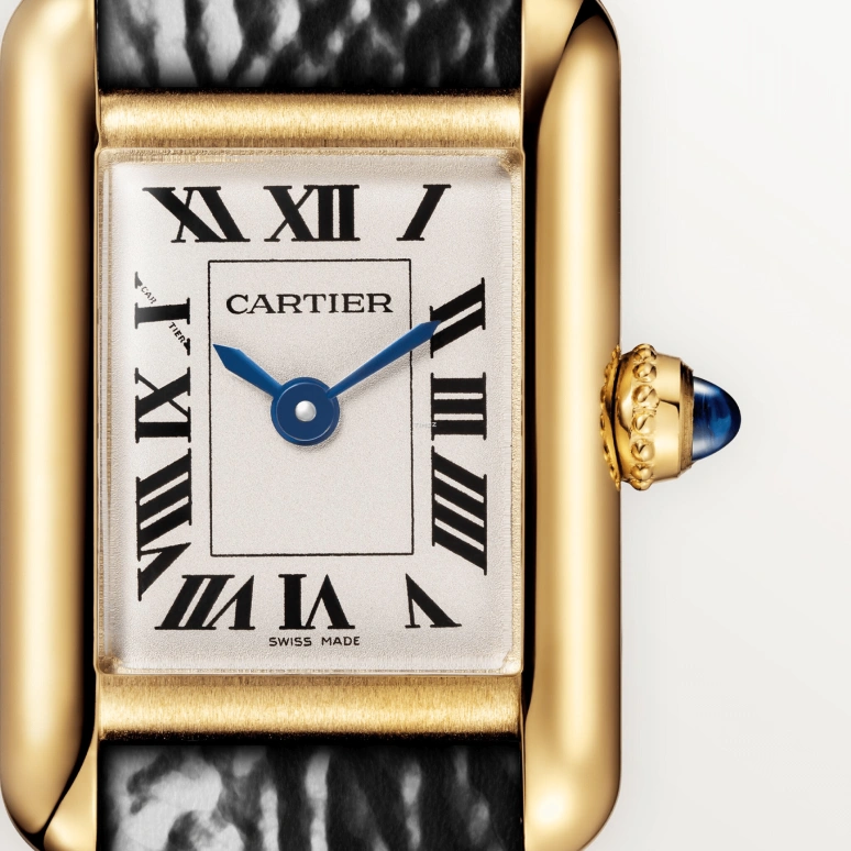 Cartier,Tank 24x16.50mm,24x16.50mm,Yellow Gold,Silver,Quartz,Hardlex,Square,WGTA0336
