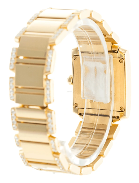 Cartier,Tank 20x25mm,20x25mm,Yellow Gold,Silver,Quartz,Sapphire,Crystal Glass,Square,WE1001RG