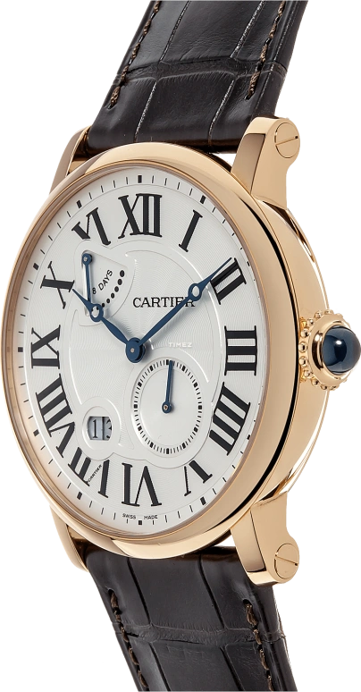 Cartier,Rotonde de Cartier 42mm,42mm,Rose Gold,Silver,Handwound,Power Reserve Indicator,Big Date,W1556203