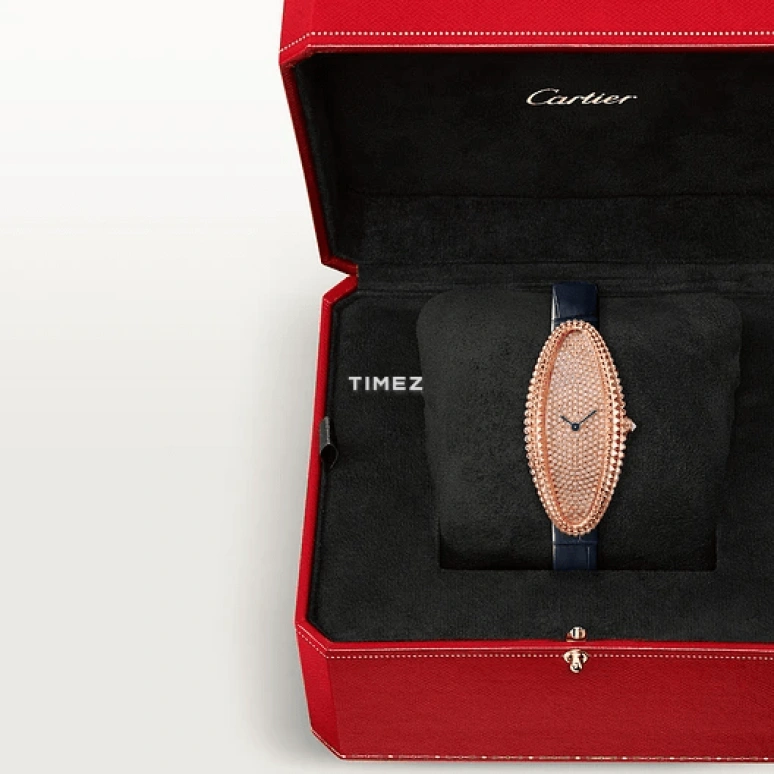 Cartier,Baignoire 47x20.70mm,47x20.70mm,Rose Gold,Handwound,38hours,In-house Caliber,WJBA0016