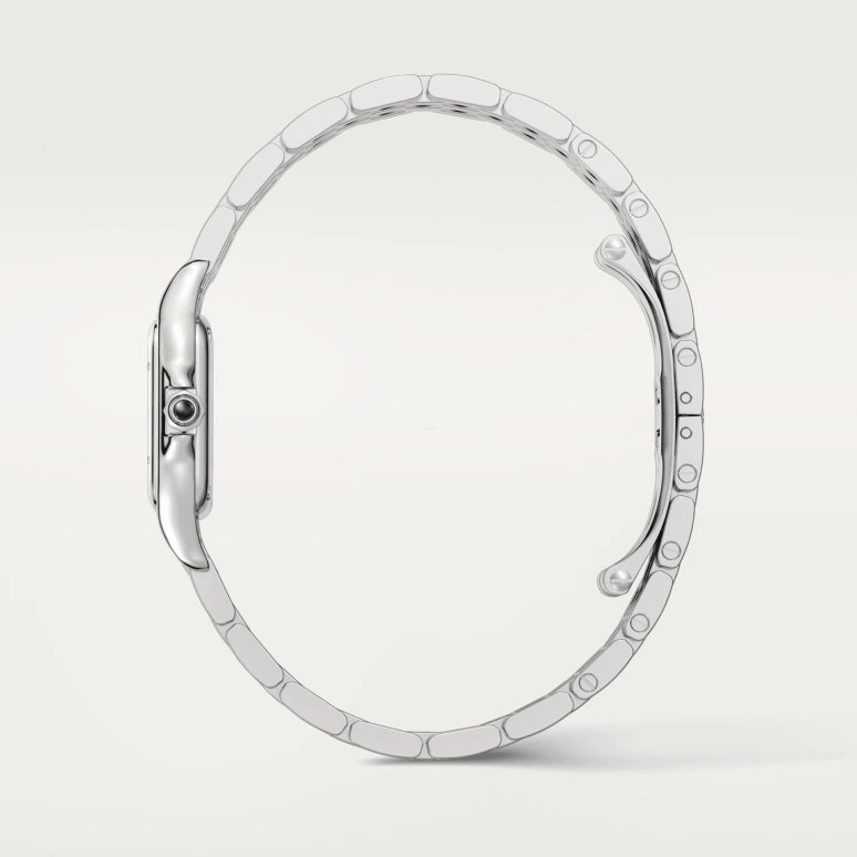 Cartier,Panthère de Cartier 22x30mm,22x30mm,Stainless Steel,Black,Gradient,Grey,Quartz,Sapphire,Crystal Glass,Square,WSPN0010