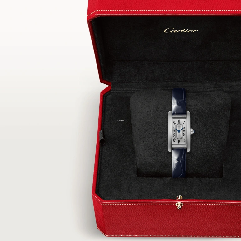 Cartier,Tank 28x15.20mm,28x15.20mm,Stainless Steel,Silver,Quartz,Sapphire,Crystal Glass,Rectangular,WSTA0116