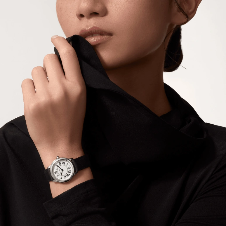 Cartier,Ronde de Cartier 29mm,29mm,Stainless Steel,Silver,Quartz,Sapphire,Crystal Glass,Round,WSRN0030
