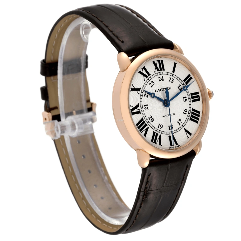 Cartier,Ronde de Cartier 36mm,36mm,Rose Gold,Silver,Automatic,42hours,In-house Caliber,WGRN0006