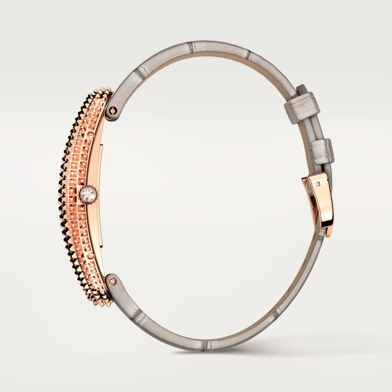 Cartier,Baignoire 47x21mm,47x21mm,Rose Gold,Silver,Handwound,38hours,In-house Caliber,WGBA0009