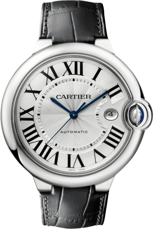 Cartier,Ballon Bleu de Cartier 42mm,42mm,Stainless Steel,Silver,Automatic,Day,42hours,WSBB0026