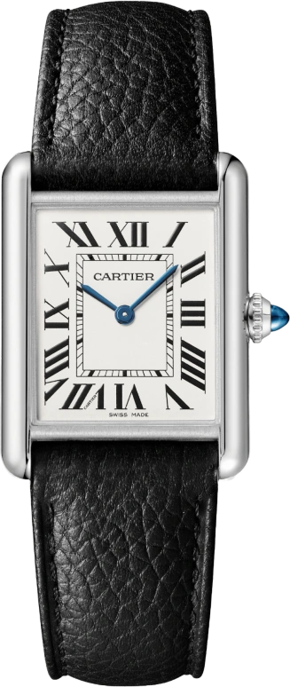 Cartier,Tank 33.70x25.50mm,33.70x25.50mm,Stainless Steel,Silver,Quartz,Sapphire,Crystal Glass,Square,WSTA0041