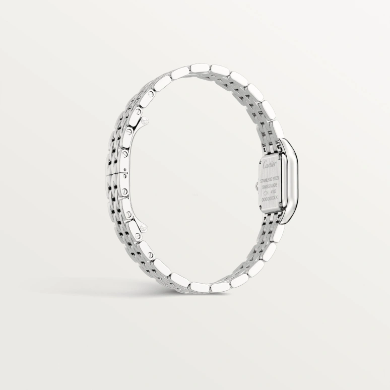 Cartier,Panthère de Cartier 25x19mm,25x19mm,Stainless Steel,Silver,Quartz,Sapphire,Crystal Glass,Square,WSPN0019