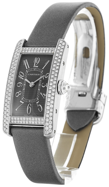 Cartier,Tank 35mm,35mm,White Gold,Grey,Quartz,Sapphire,Crystal Glass,Square,WB705131