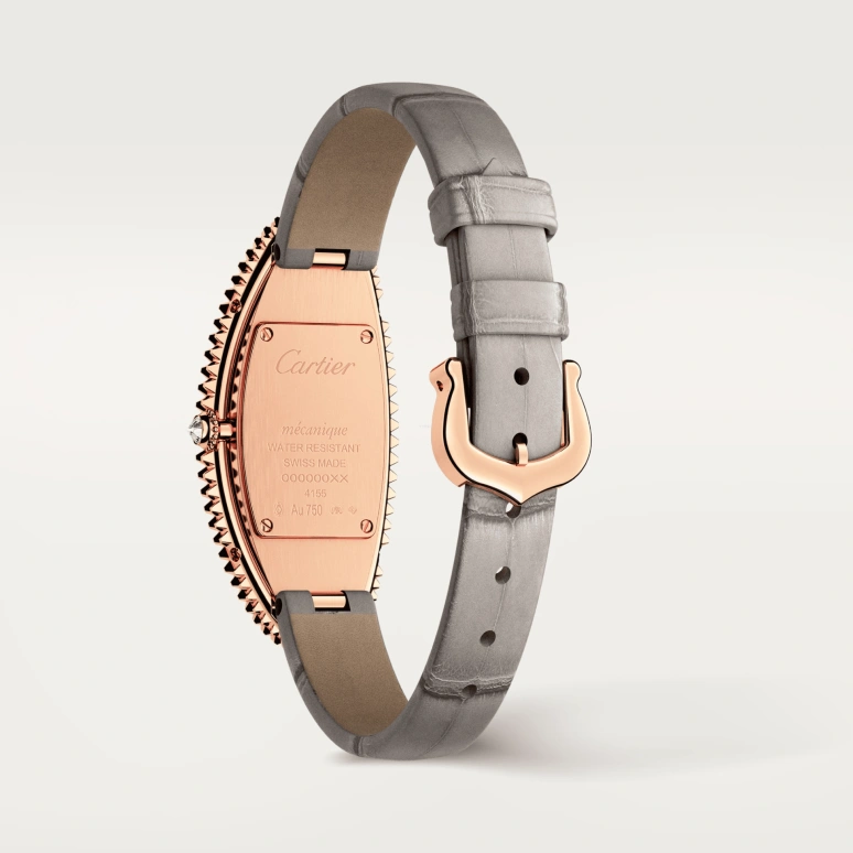 Cartier,Baignoire 47x21mm,47x21mm,Rose Gold,Silver,Handwound,38hours,In-house Caliber,WGBA0009