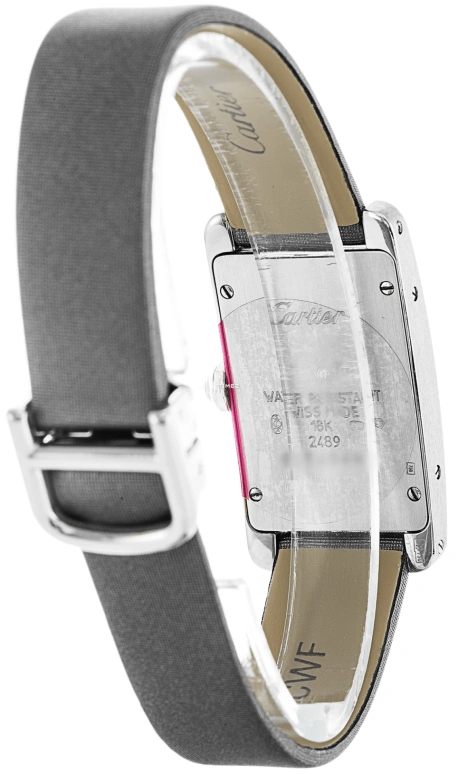 Cartier,Tank 35mm,35mm,White Gold,Grey,Quartz,Sapphire,Crystal Glass,Square,WB705131