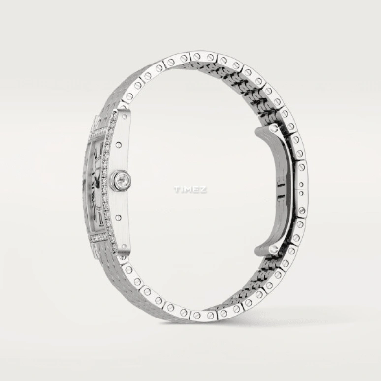 Cartier,Tank 34.80x19mm,34.80x19mm,White Gold,Silver,Quartz,Hardlex,Square,WB710009