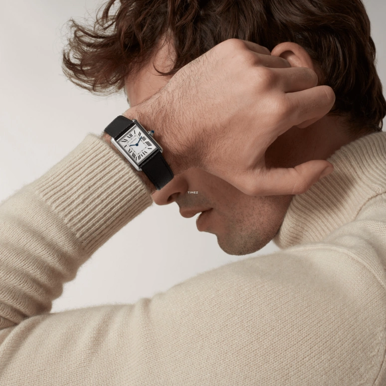 Cartier,Tank 33.70x25.50mm,33.70x25.50mm,Stainless Steel,Silver,Quartz,Sapphire,Crystal Glass,Square,WSTA0136