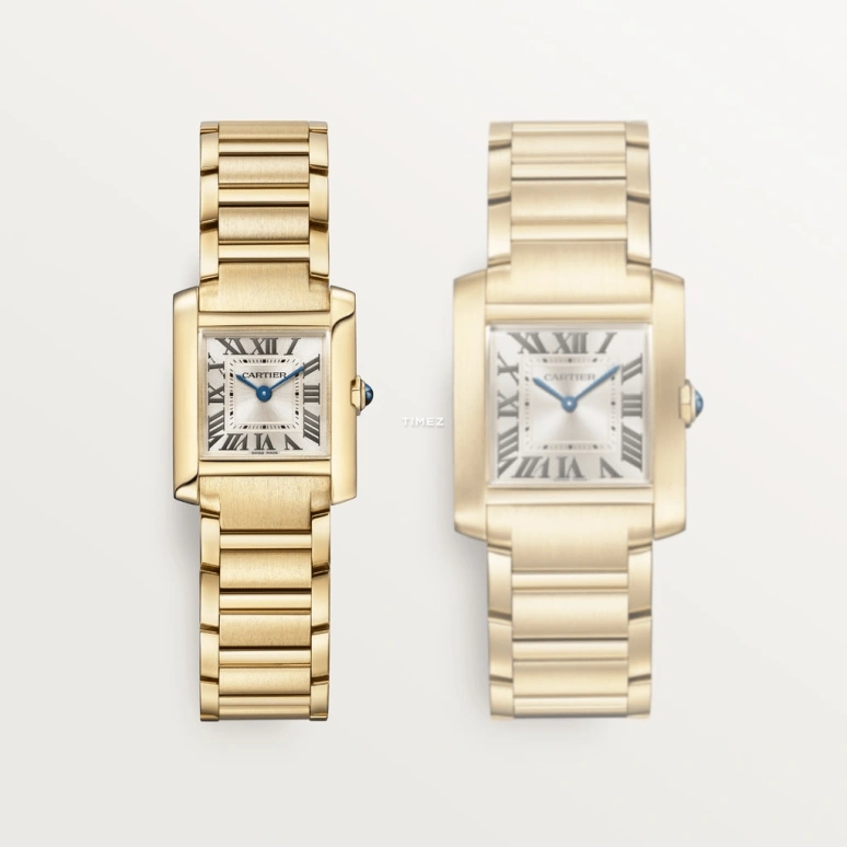 Cartier,Tank 25.70x21.20mm,25.70x21.20mm,Yellow Gold,Gold,Quartz,Sapphire,Crystal Glass,Square,WGTA0114