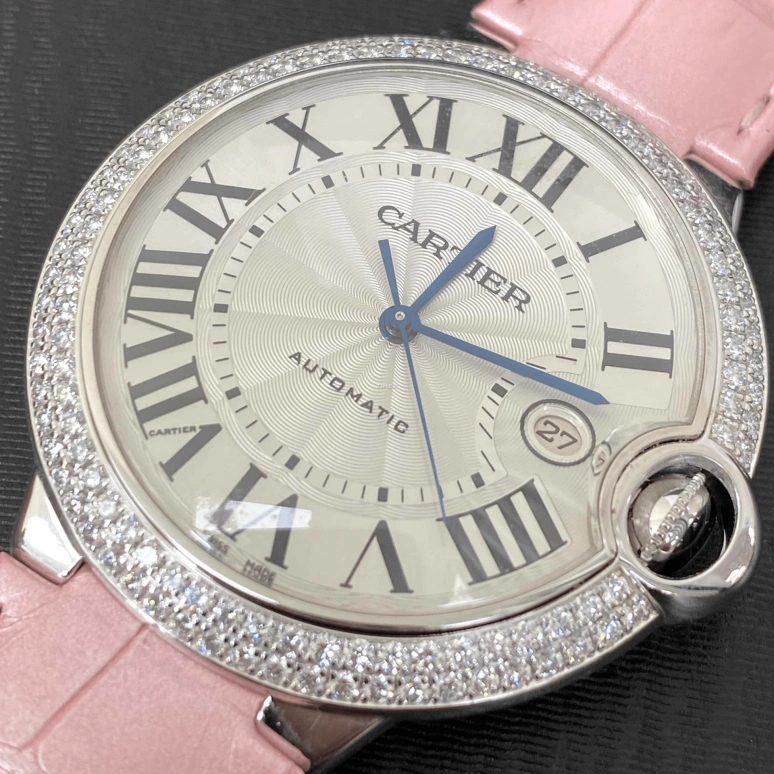 Cartier,Ballon Bleu de Cartier 42.10mm,42.10mm,White Gold,Silver White,Automatic,Day,42hours,WE900951